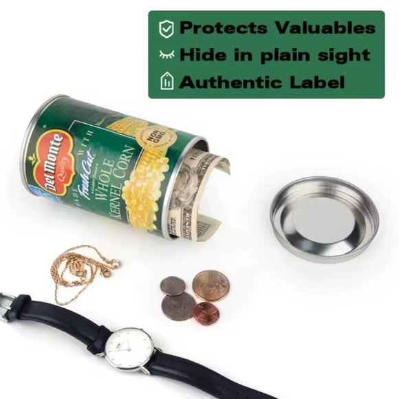 chef boyardee Other - Del Monte Corn Diversion Can Safe